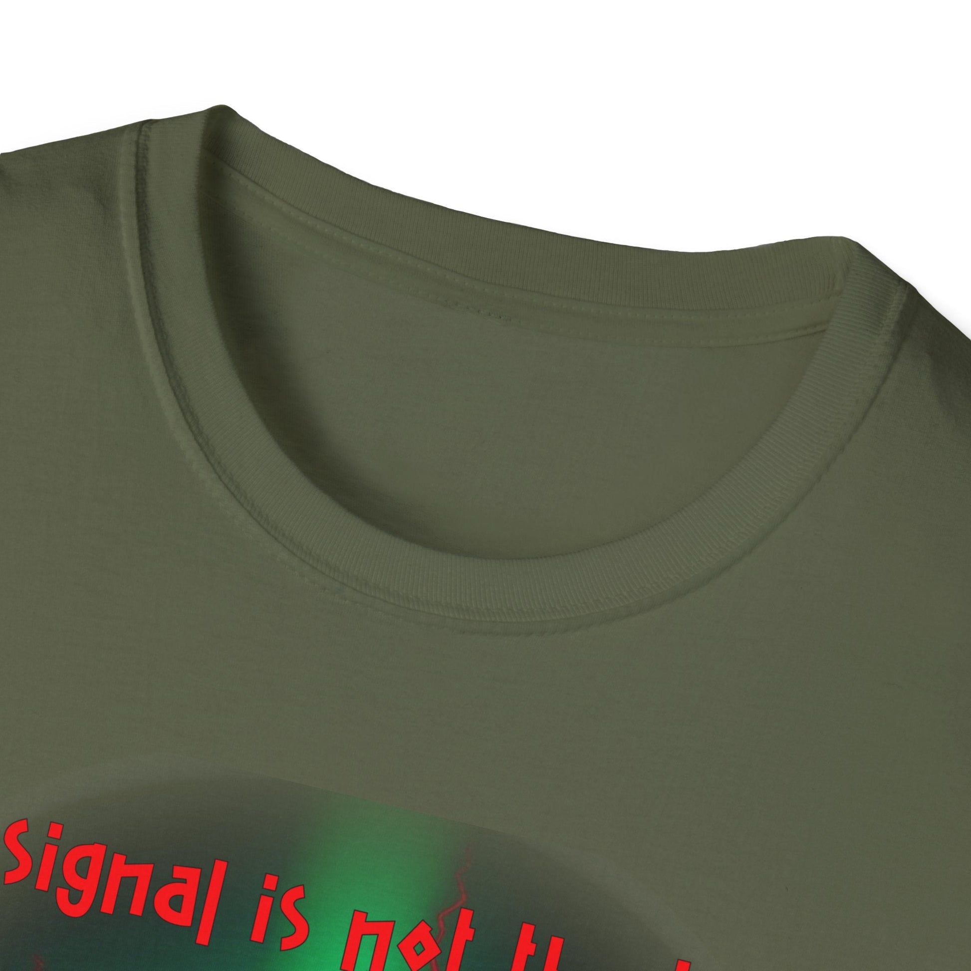 "The Signal Is Not the Truth — Broadcast Trap Tee" Printify