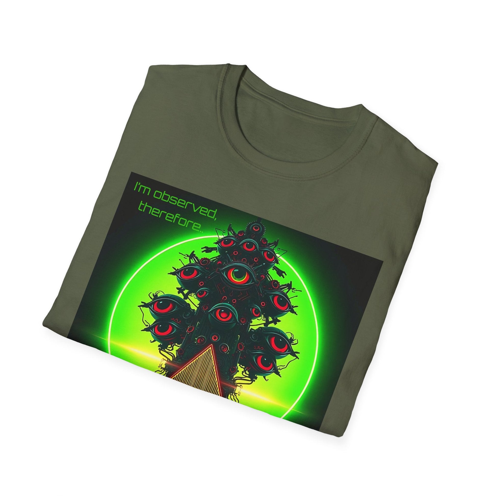 "I Am Seen, Therefore I Run — The Anomaly Tee" Printify