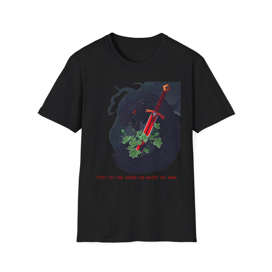 "Flee Nothing — The Power Hides There Tee" Printify
