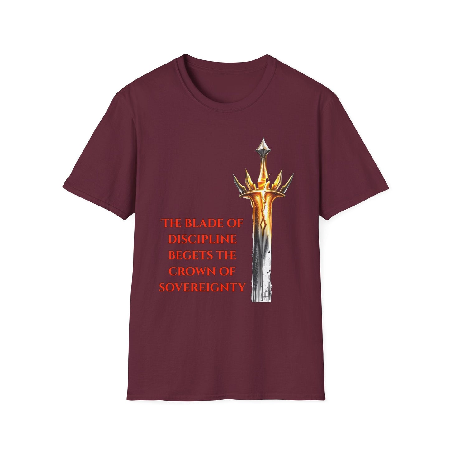 "Blade of Discipline — The Sovereign Will Tee" Printify