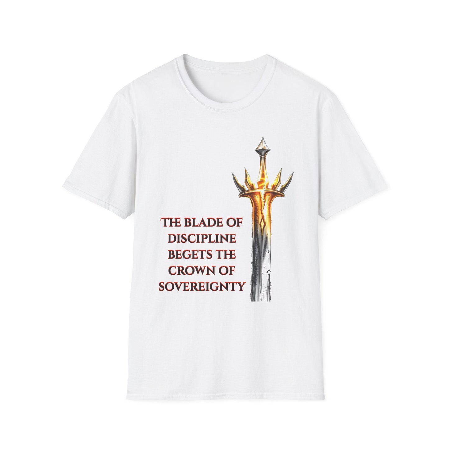"Blade of Discipline — The Sovereign Will Tee" Printify