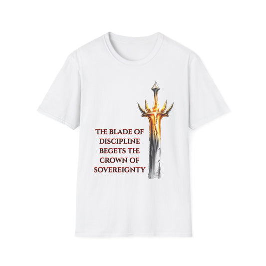 "Blade of Discipline — The Sovereign Will Tee" Printify