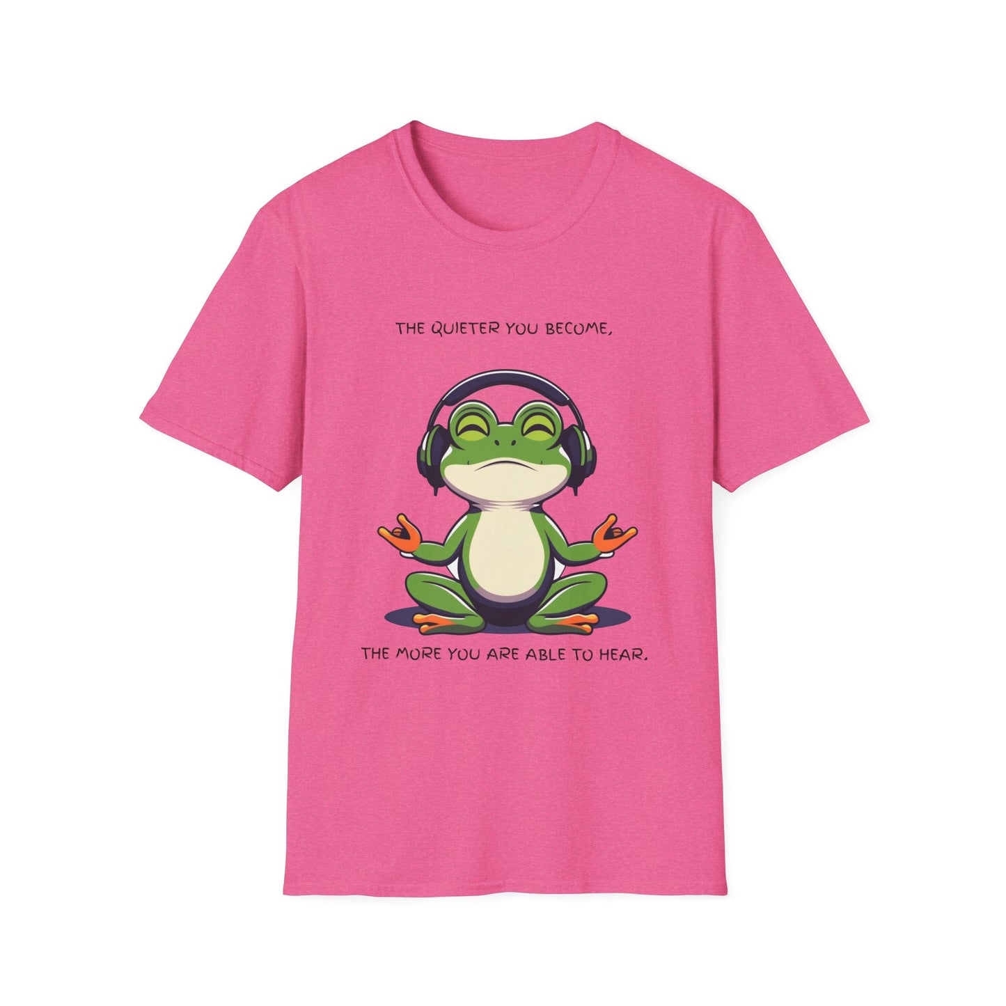 "Quiet Frog Wisdom — Meditative Awareness Tee" Printify