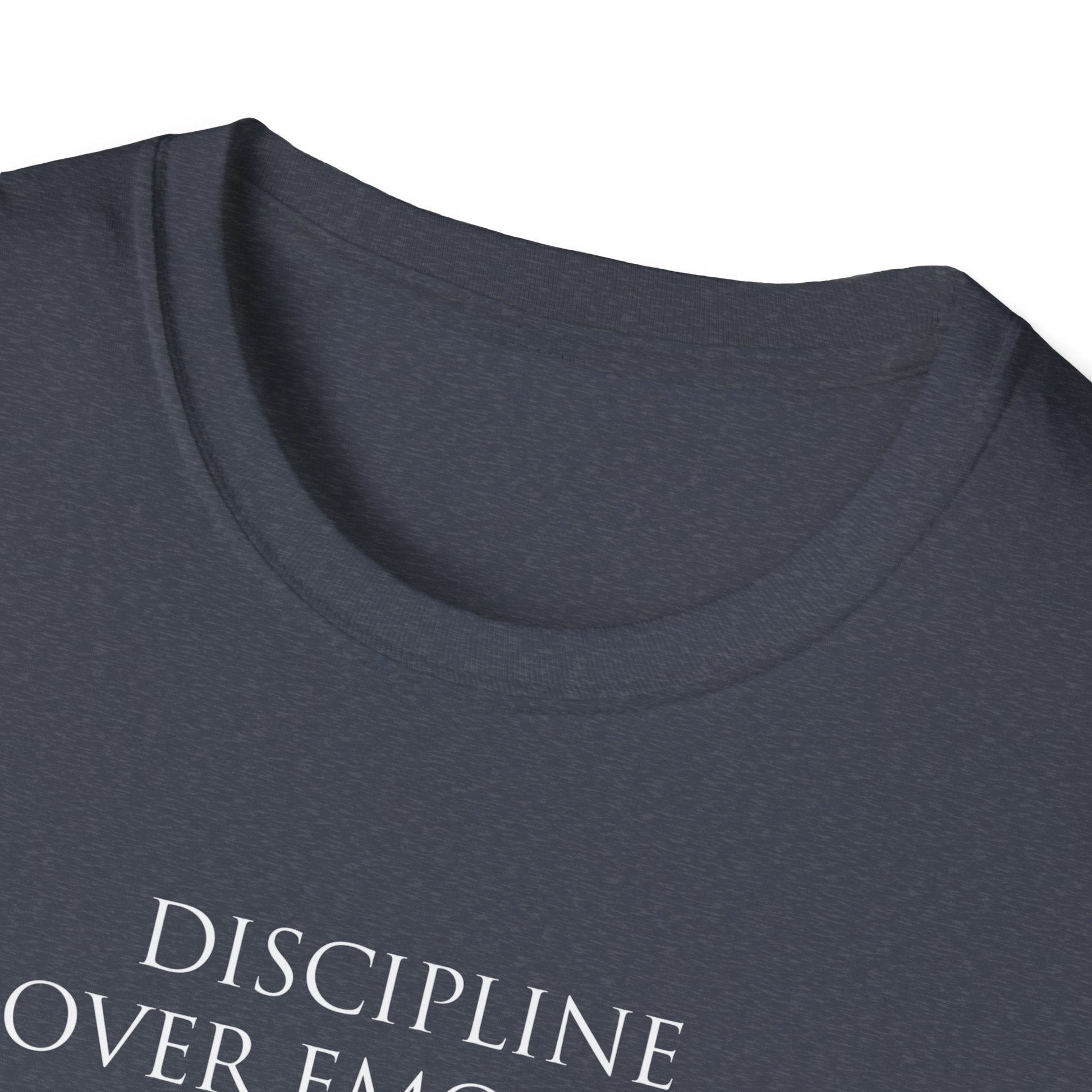 "Discipline Over Emotion — The Weight of Action Tee" Printify