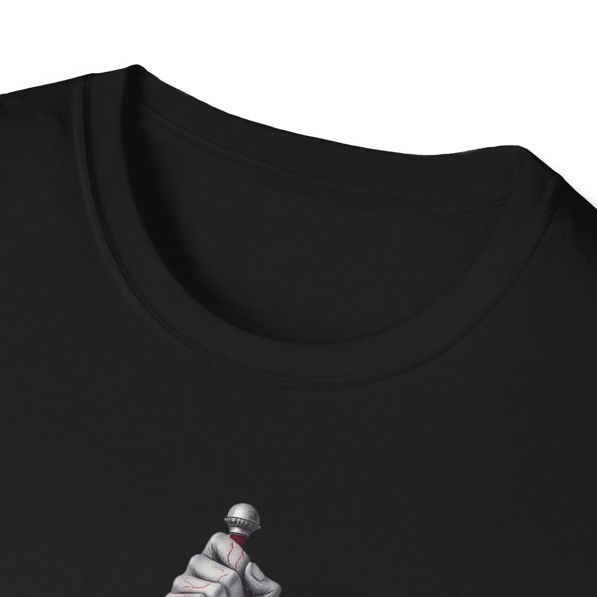 "Rooted in Red — The Wound & Blade Tee" Printify