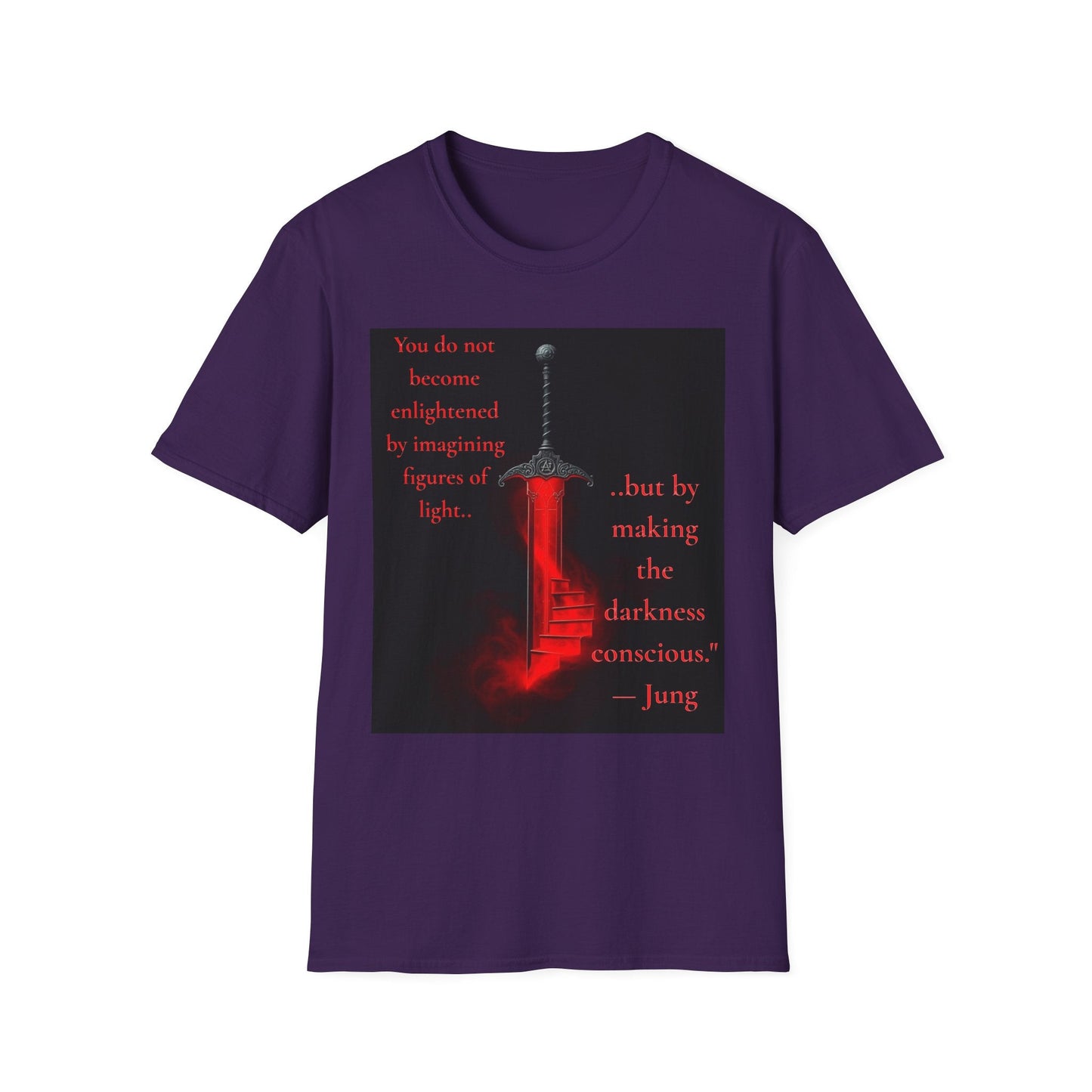 "Darkness Made Conscious — The Jung Blade Tee" Printify