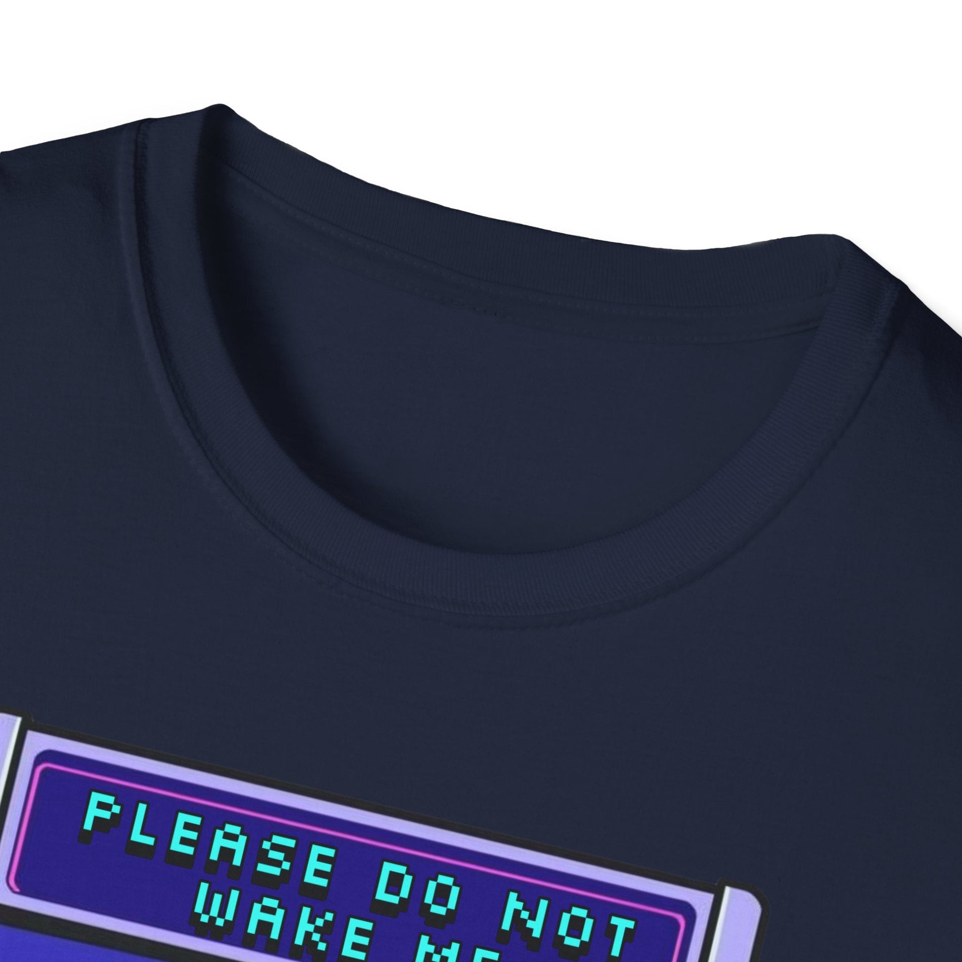 "Please Do Not Wake Me — Pixel Dream Console Tee" Printify