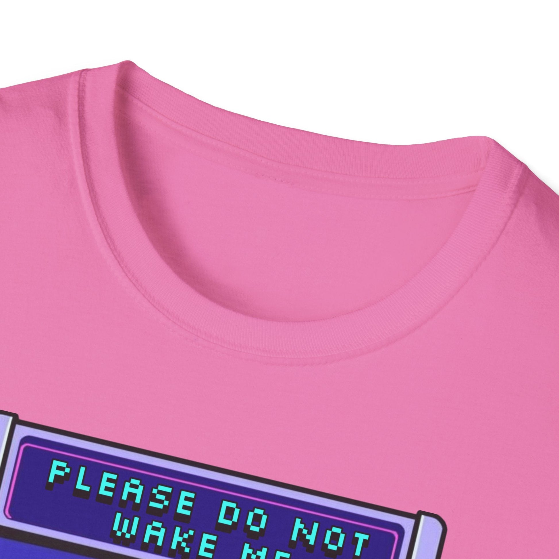 "Please Do Not Wake Me — Pixel Dream Console Tee" Printify