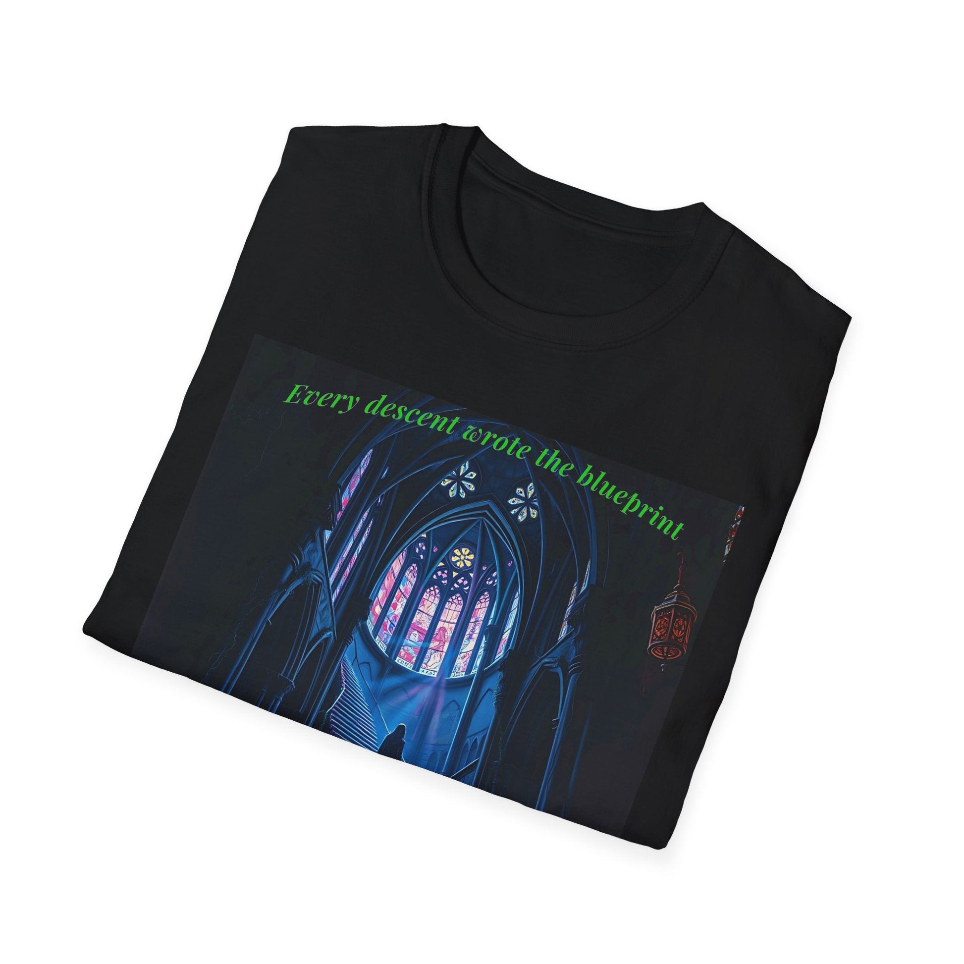 "Wounds as Architects — The Sacred Descent Tee" Printify