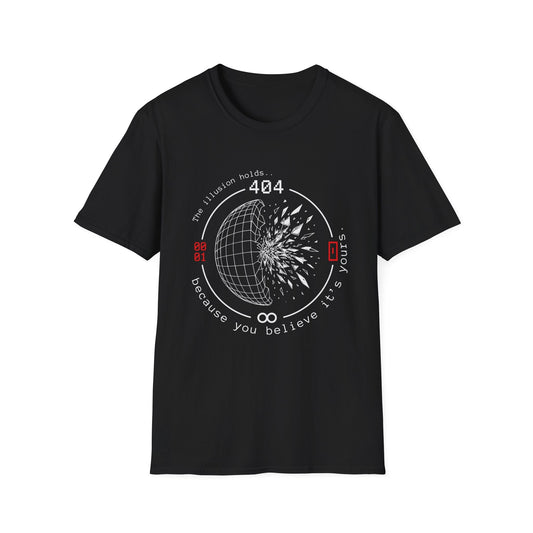 "404: The Illusion Holds — Perception Loop Tee" Printify