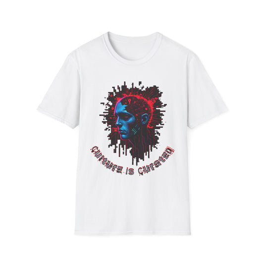 "Culture Is Curated — The Signal Hijack Tee" Printify