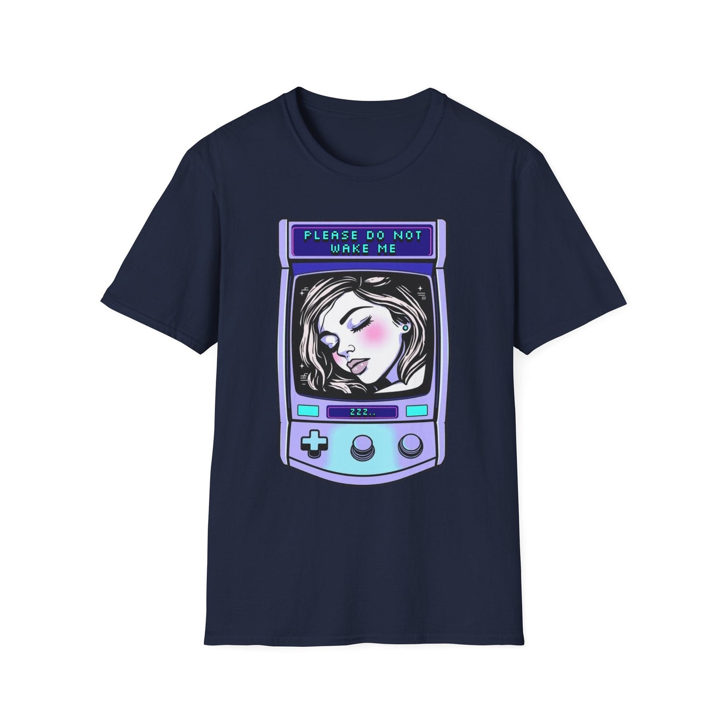 "Please Do Not Wake Me — Pixel Dream Console Tee" Printify