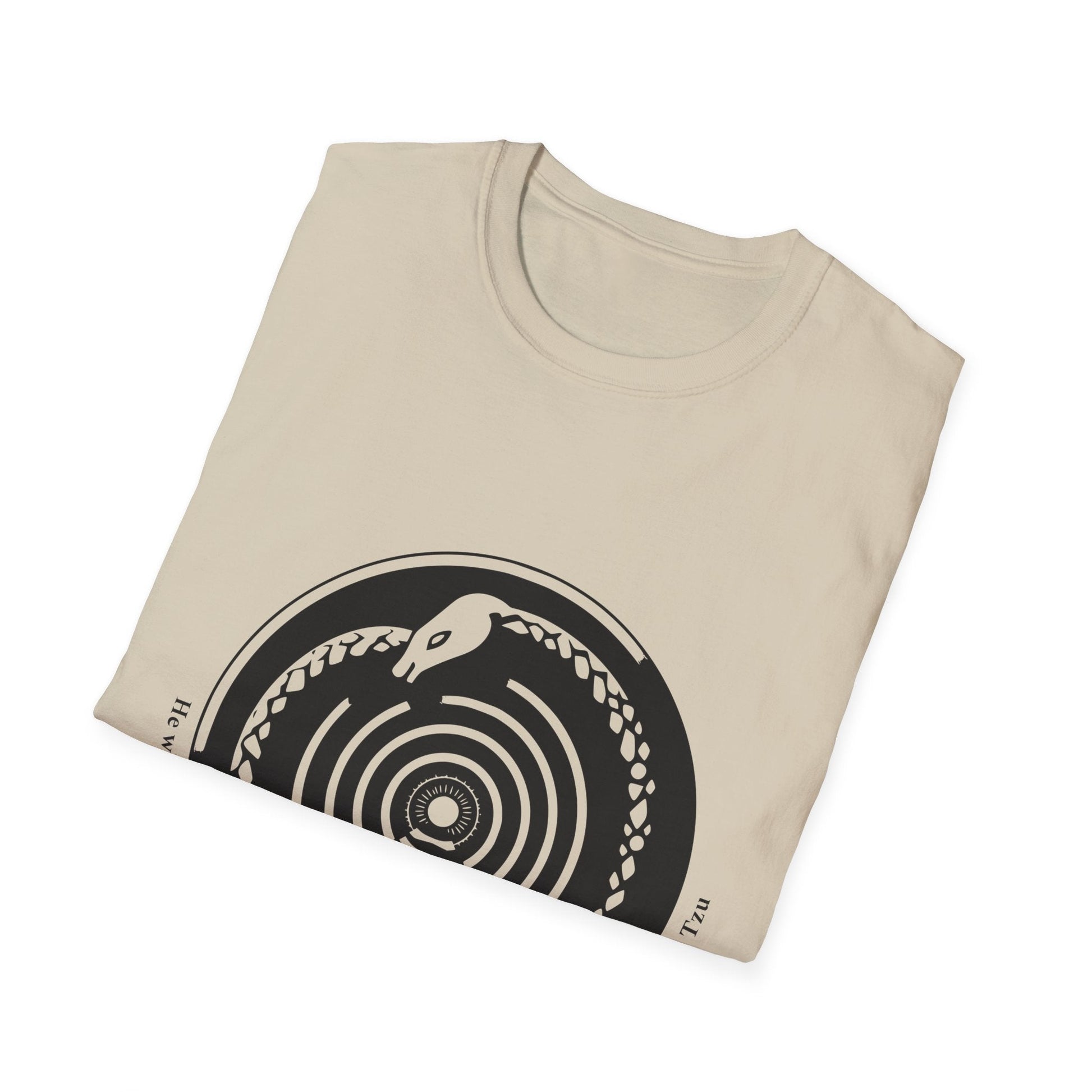 "Know Thy Spiral — Lao Tzu Enlightenment Tee" Printify