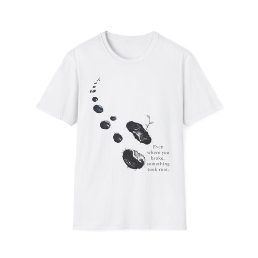"The Break Was Not the End — The Sproutstep Tee" Printify