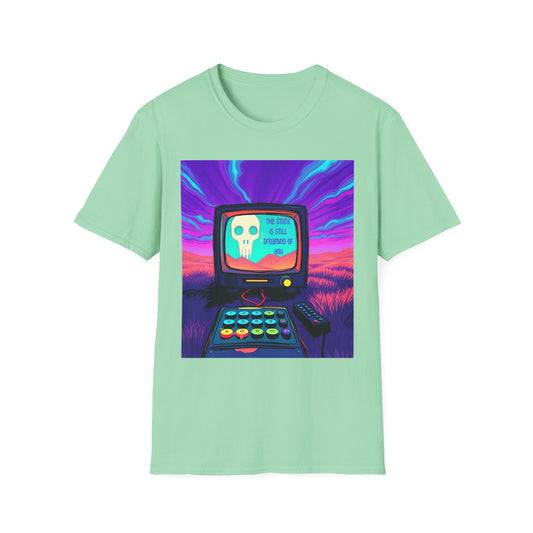 "The Static Is Still Dreaming of You — Channel Zero Tee" Printify