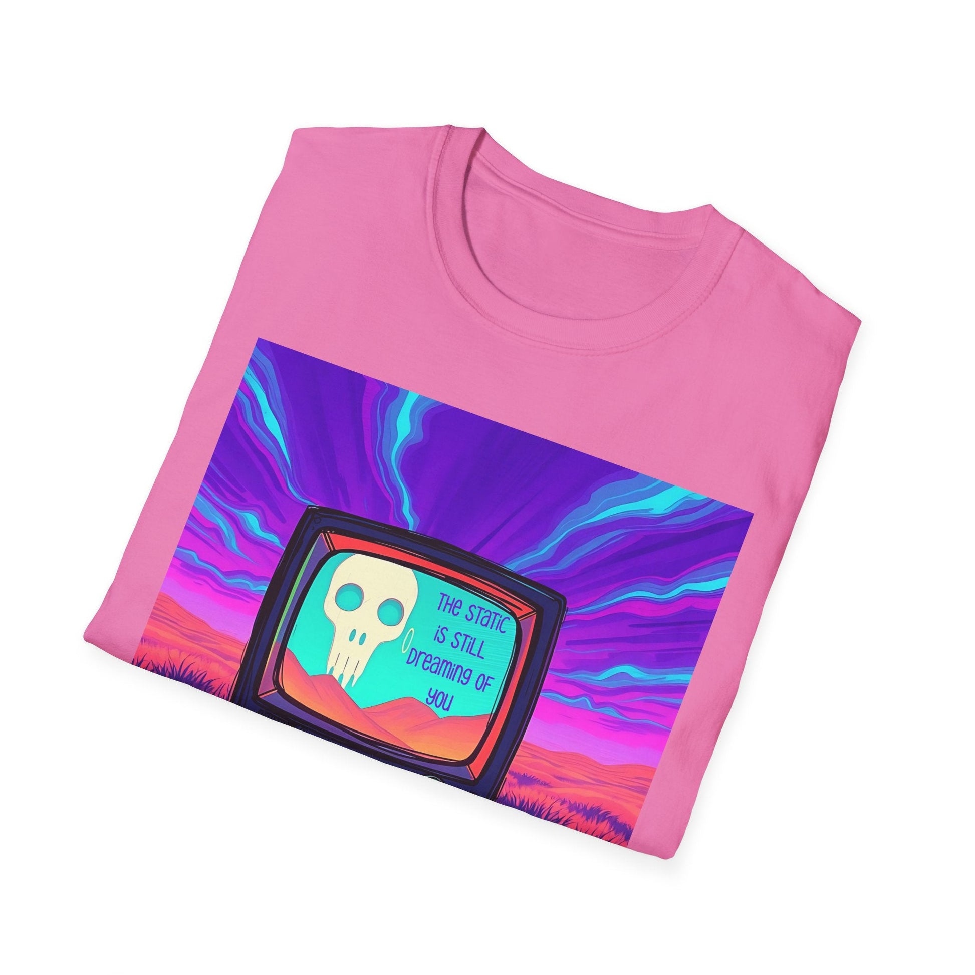 "The Static Is Still Dreaming of You — Channel Zero Tee" Printify