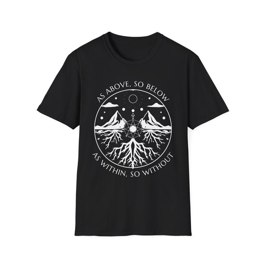 "Reflections of the Hidden — As Above, So Below Tee" Printify