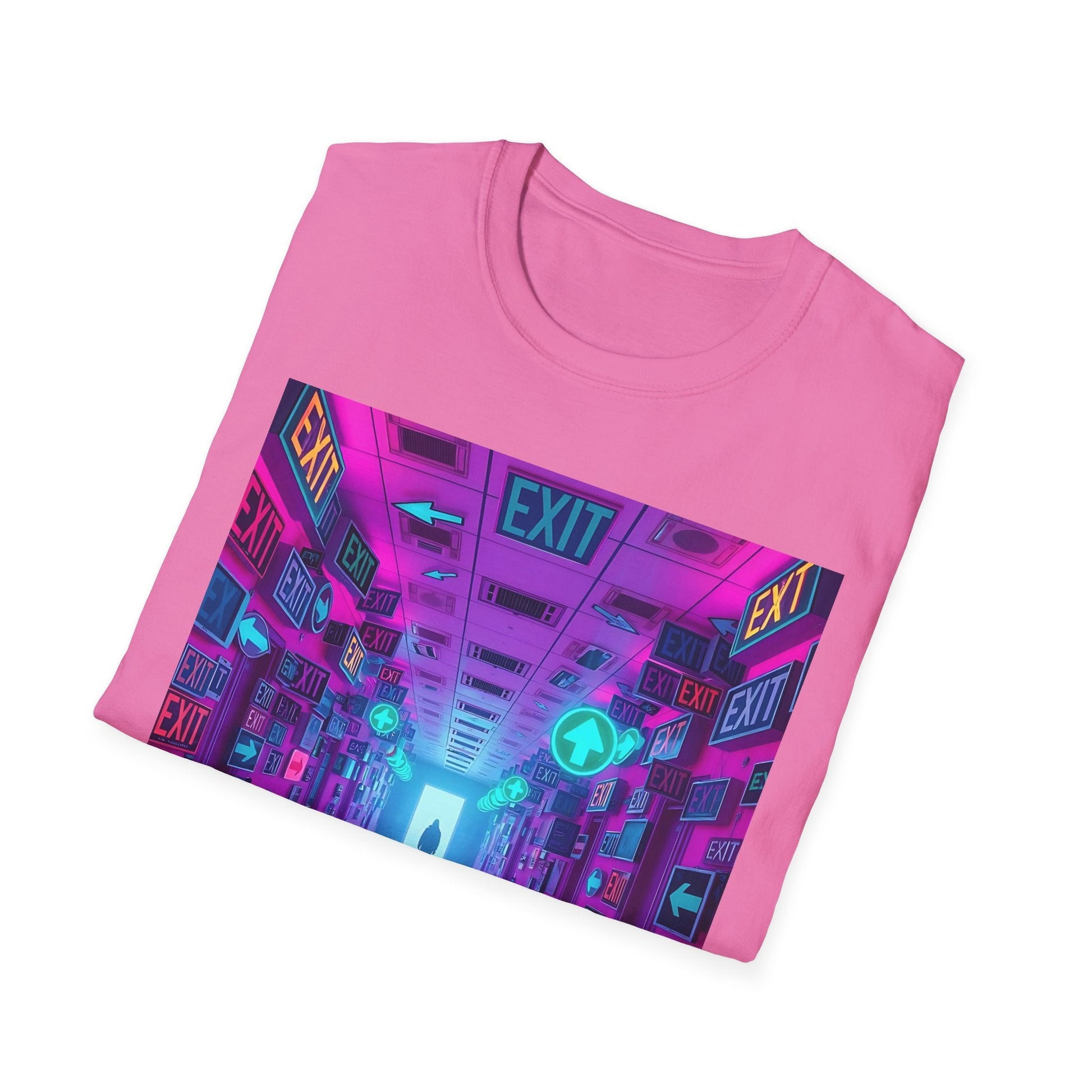 "You Almost Remember How to Leave — Recursive Exit Hall Tee" Printify
