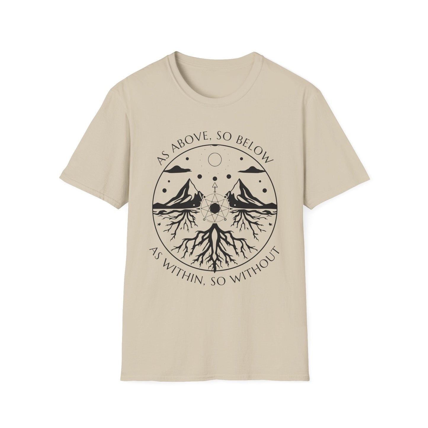 "Reflections of the Hidden — As Above, So Below Tee" Printify