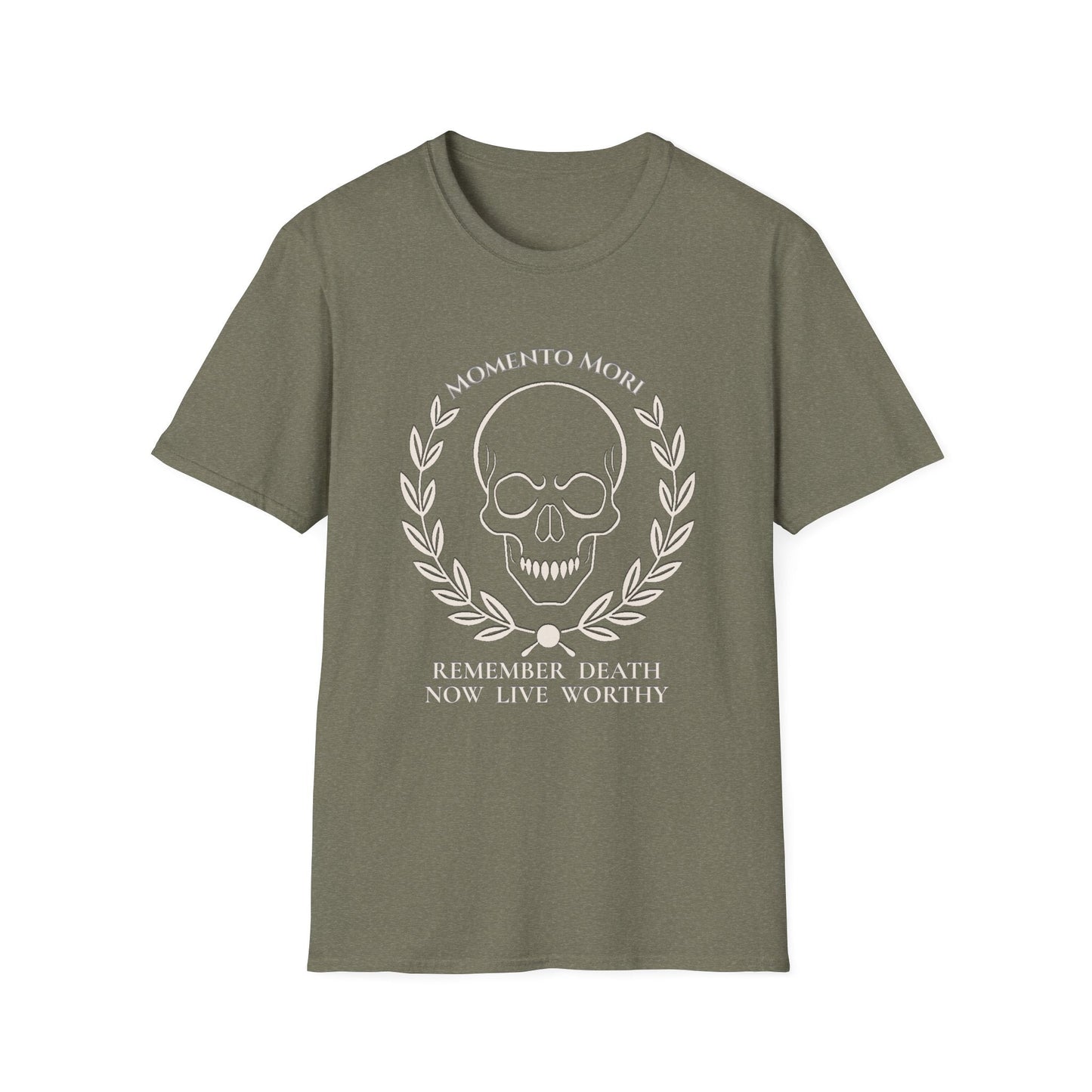 "Remember Death — Memento Mori Valor Tee" Printify
