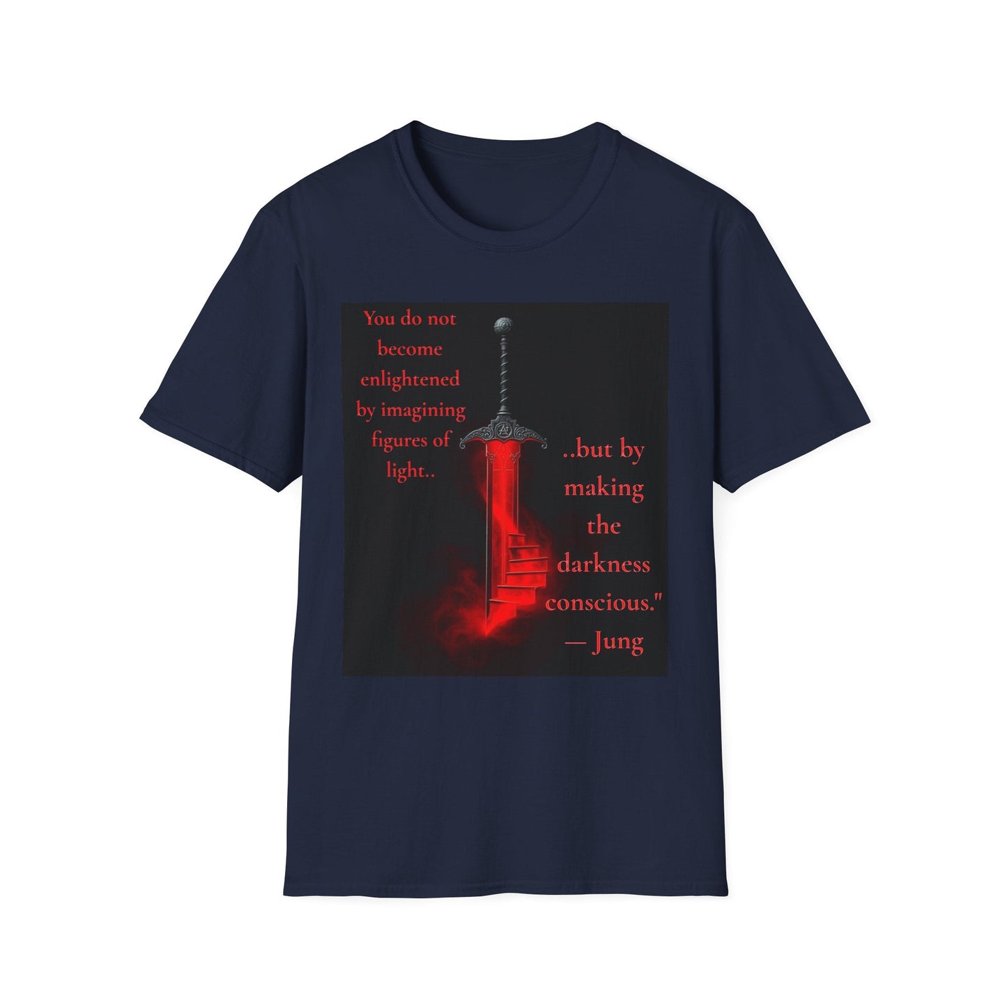 "Darkness Made Conscious — The Jung Blade Tee" Printify